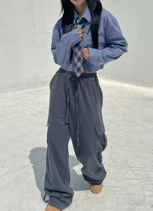 韓國 學院風 格紋 造型 領帶