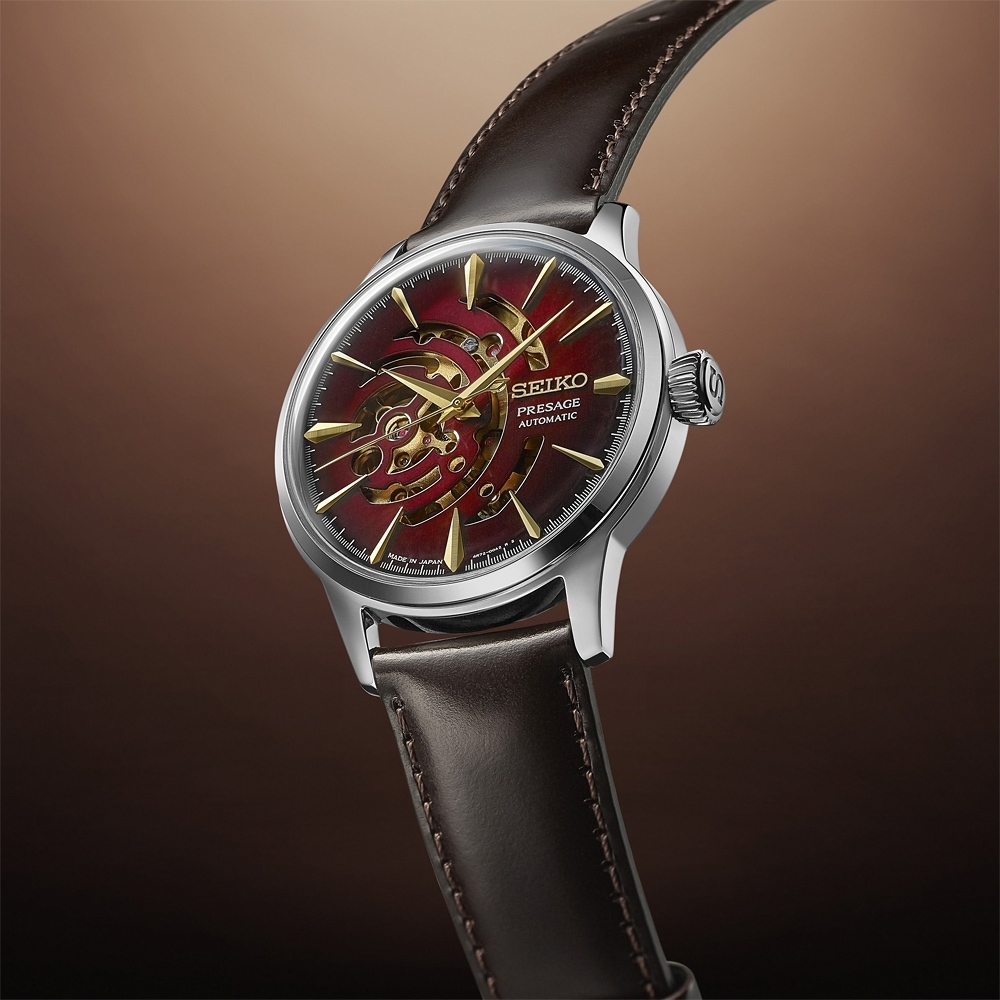 萬年鐘錶 - SEIKO Presage   東京酒吧調酒機械男錶  SSA457J1  / 4R72-00B0R 錶徑40.5MM