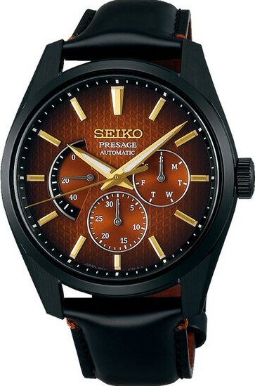 萬年鐘錶 - SEIKO Presage  歌舞伎限量款動力儲存顯示機械皮革男錶 SPB329J1 / 6R21-01J0R   錶徑40.2MM