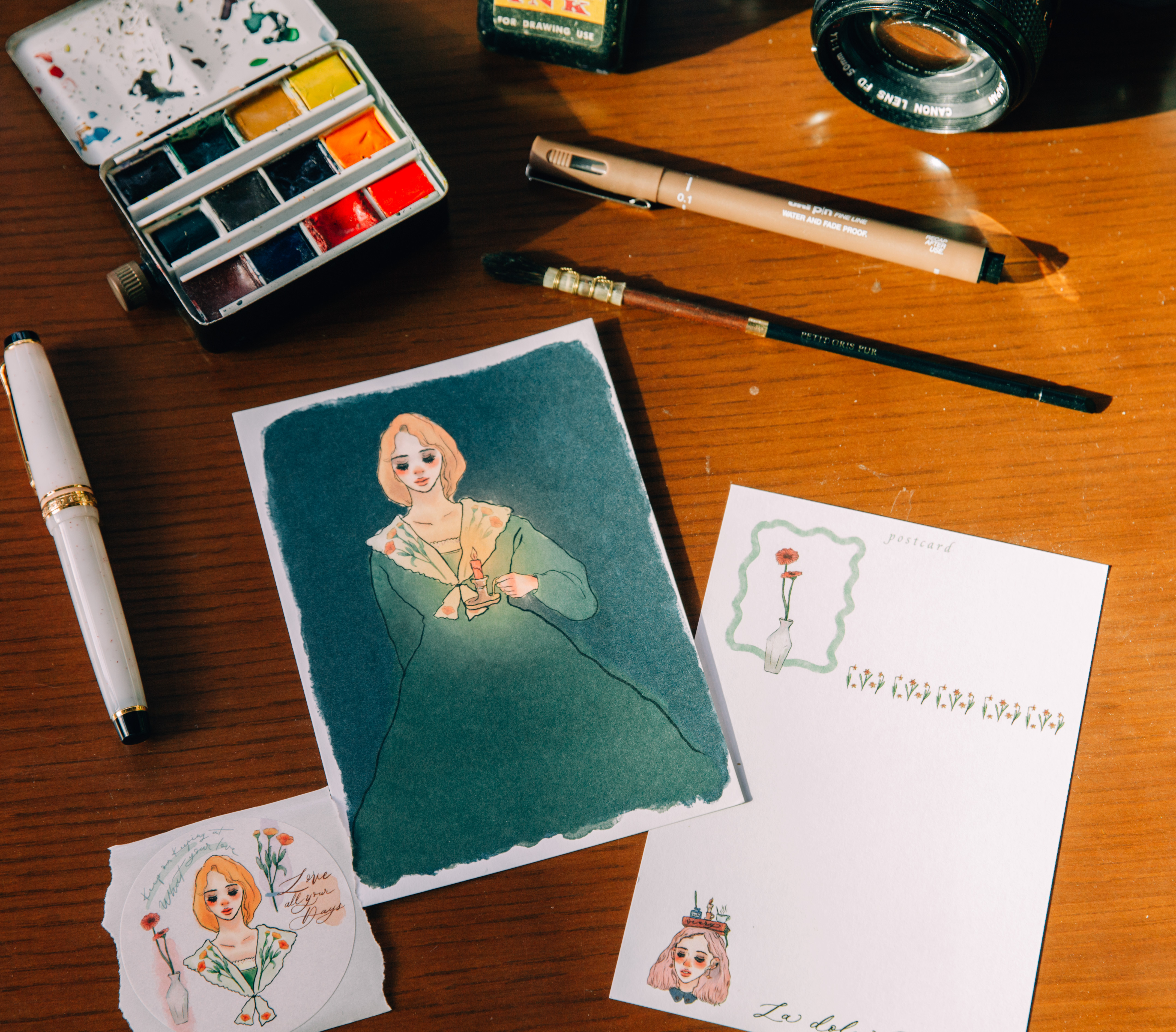 為你點亮 明信片｜甜蜜生活