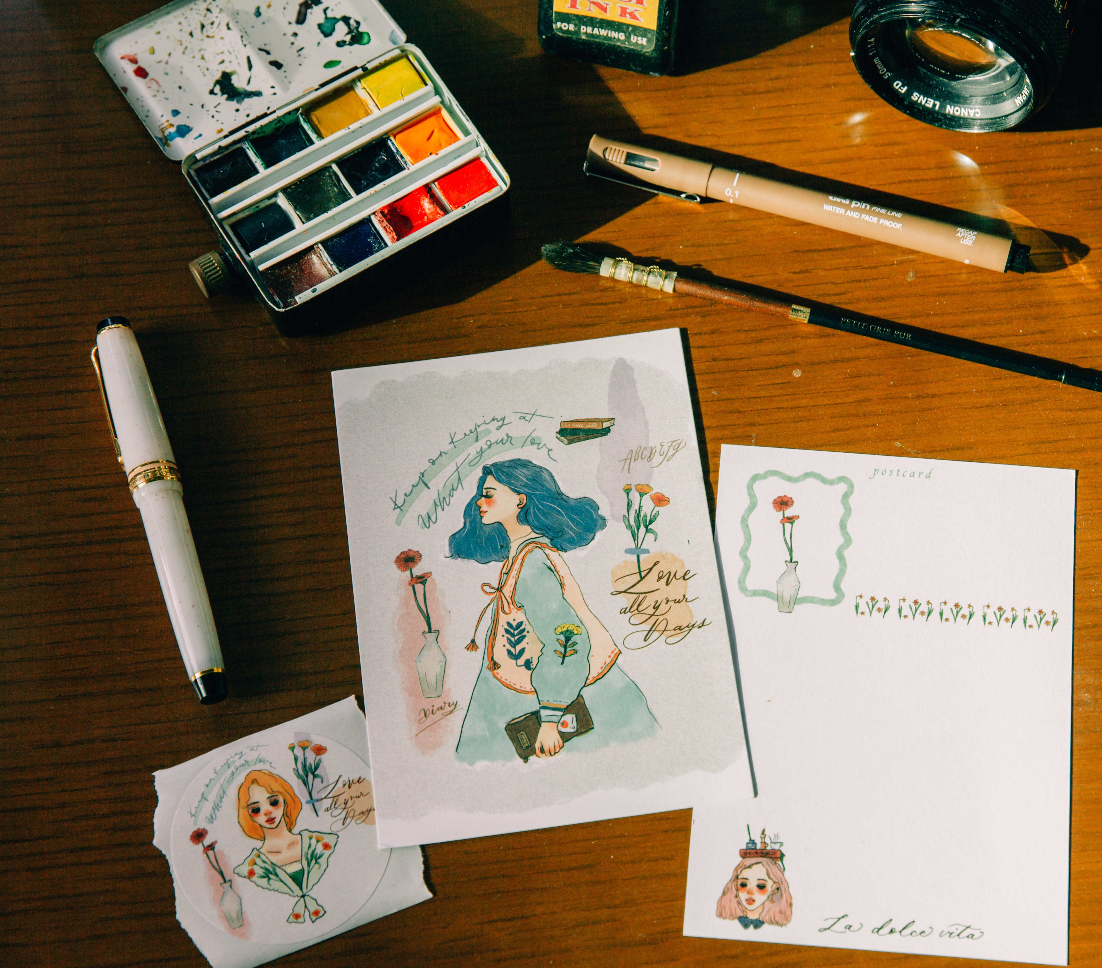 每一天都是全新 明信片｜甜蜜生活