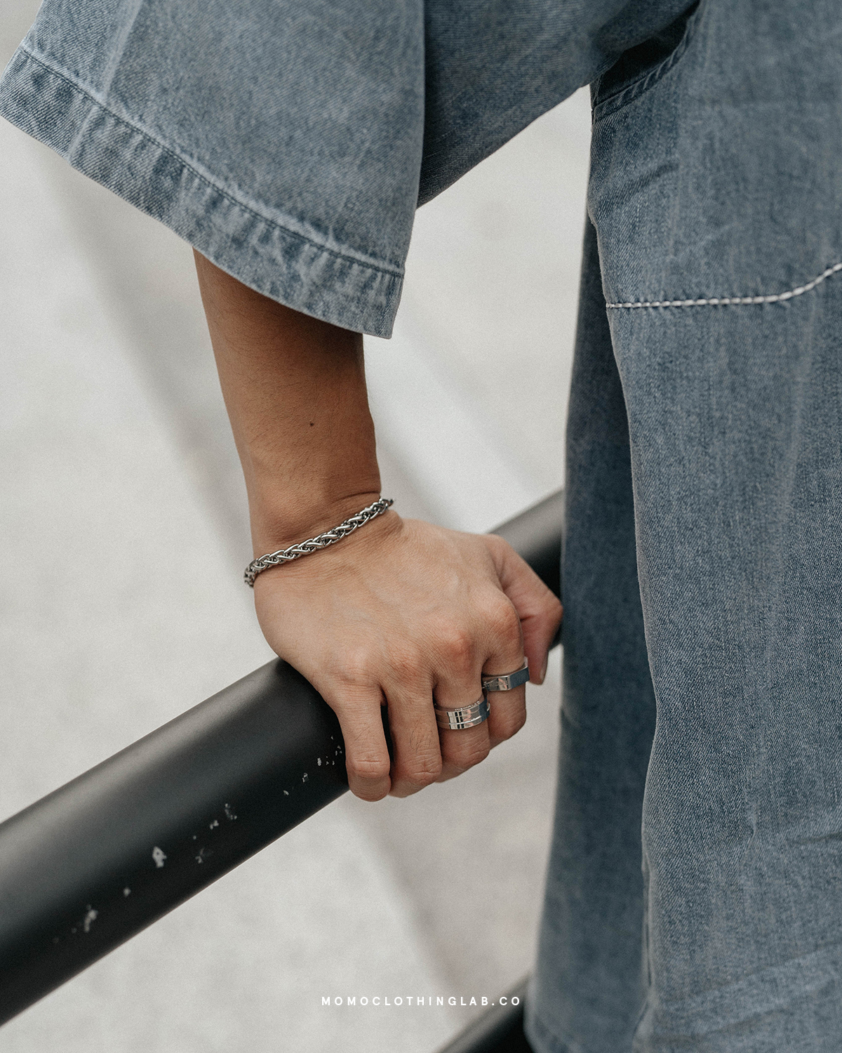 #現貨 (ACCB513) 鋼手鍊 龍骨粗鍊