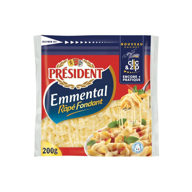 法國 總統牌 PRESIDENT艾曼塔起司絲 Grated Emmental cheese