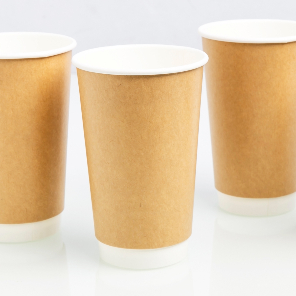 冷熱共用雙層中空杯 16oz 牛皮