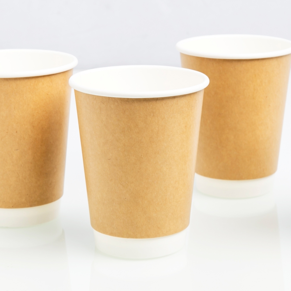 冷熱共用雙層中空杯 12oz 牛皮