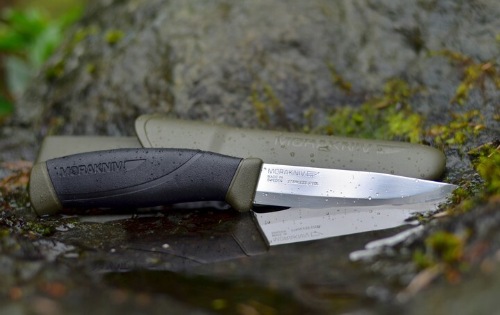 MORAKNIV Companion 不鏽鋼直刀 海軍藍 13214 戶外直刀/求生野營刀/多功能露營刀 84MR13214