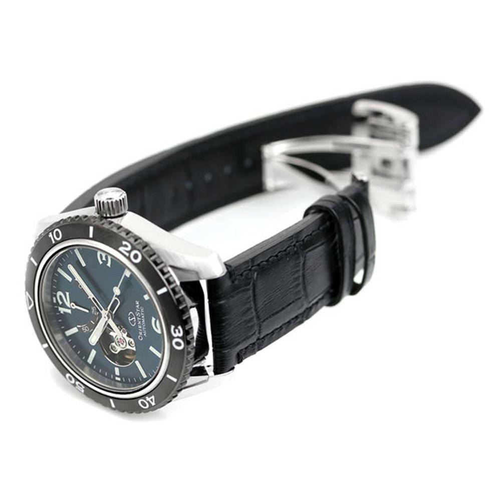 Orient Star RK-AT0104E Sports Collection Semi Skeleton 半鏤空動力儲存 50 小時 RK-AT0104E 男士黑色