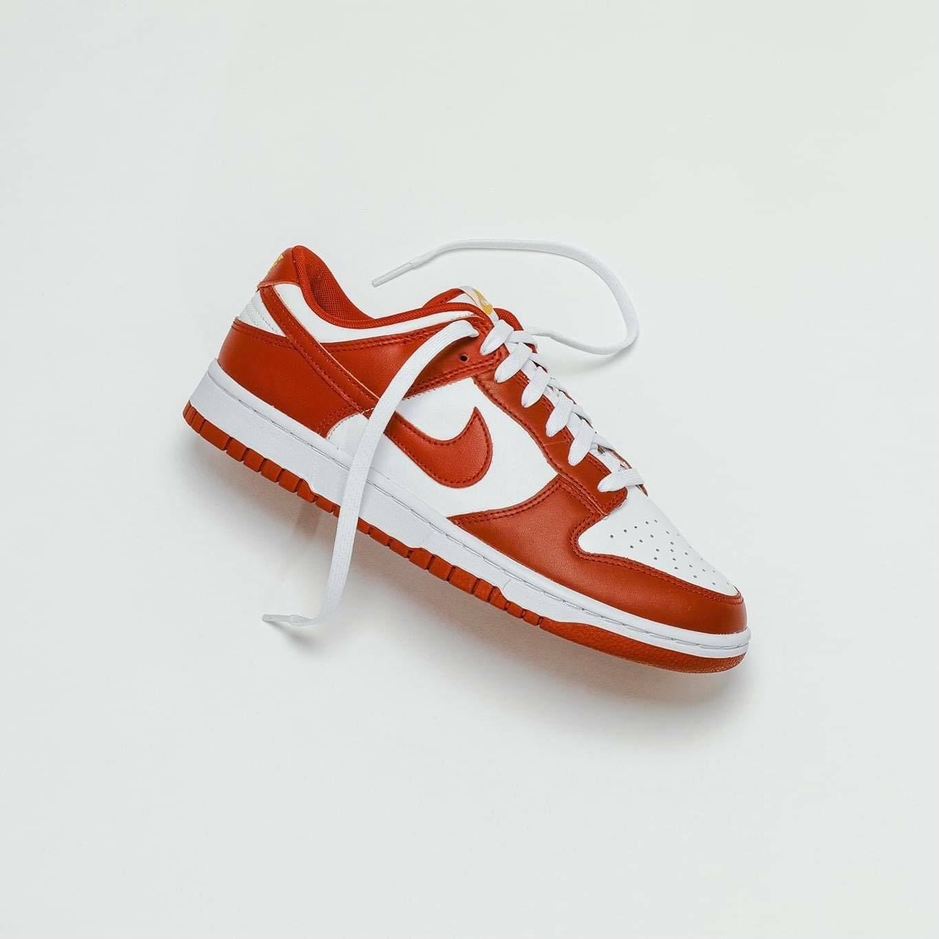 NIKE DUNK LOW “GYM RED“ 紅白鞋舌黃標白紅金字南加州大學/ DD1391-602