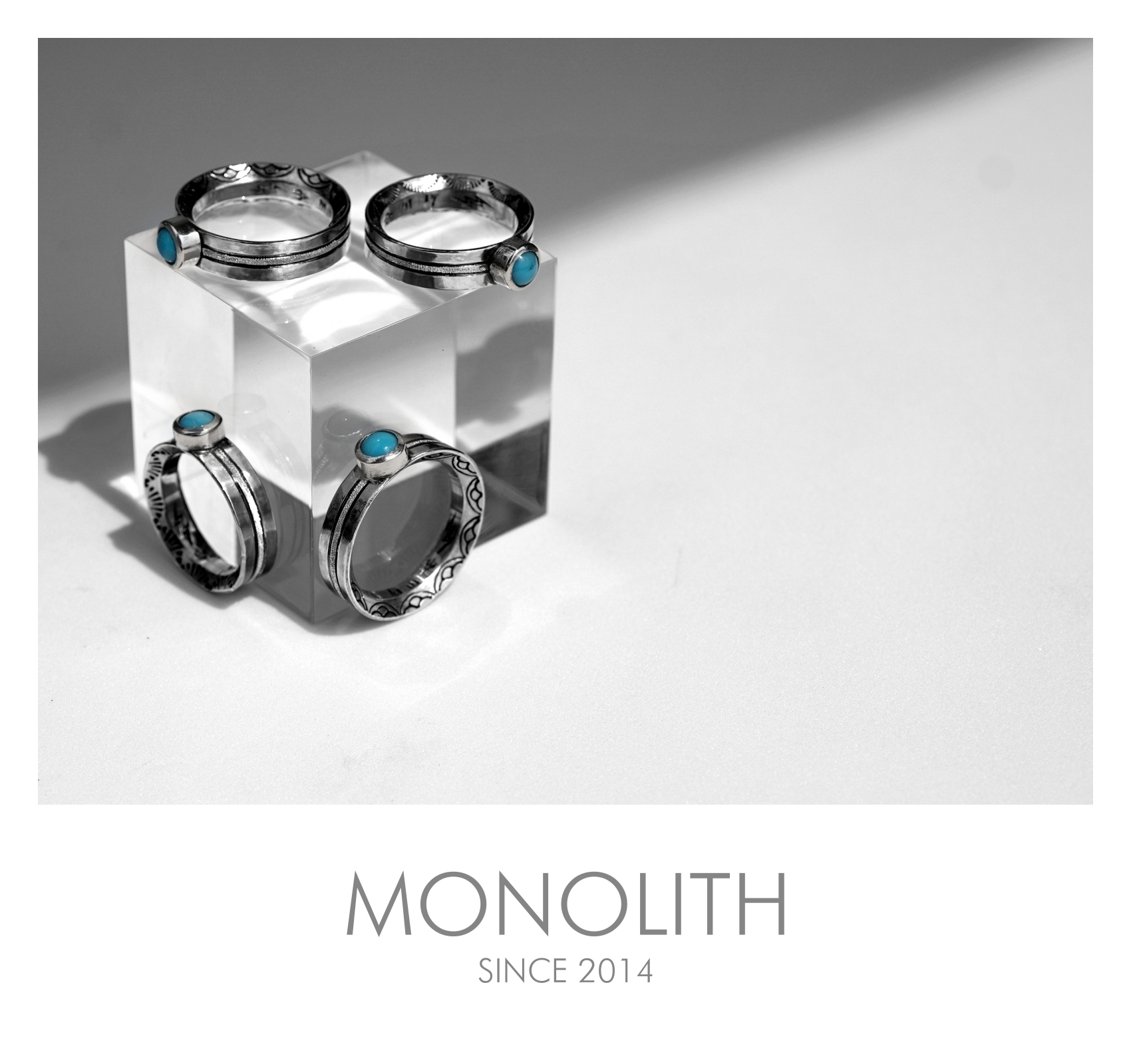 綠松石打印【窄版戒指】