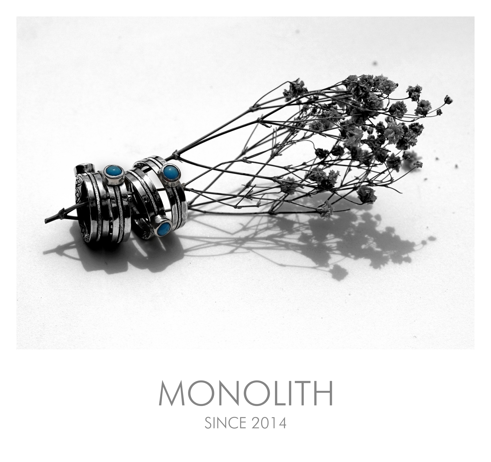 綠松石打印【窄版戒指】