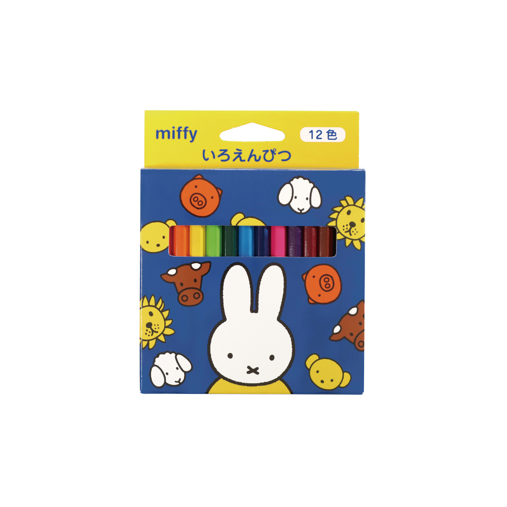 KUTSUWA Miffy 12色小色鉛筆