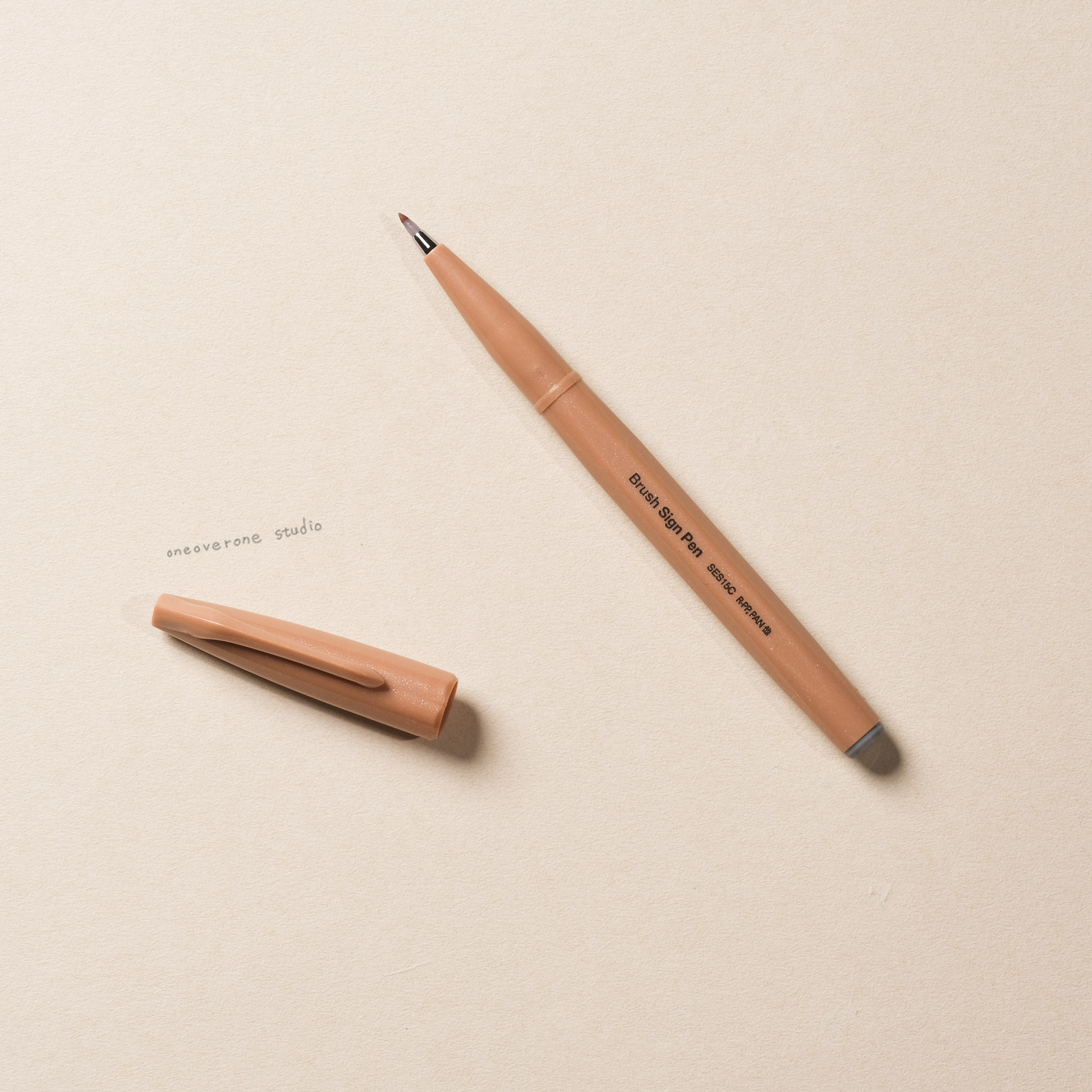 筆touch 柔繪筆 - 薄柿 / Pentel JAPAN