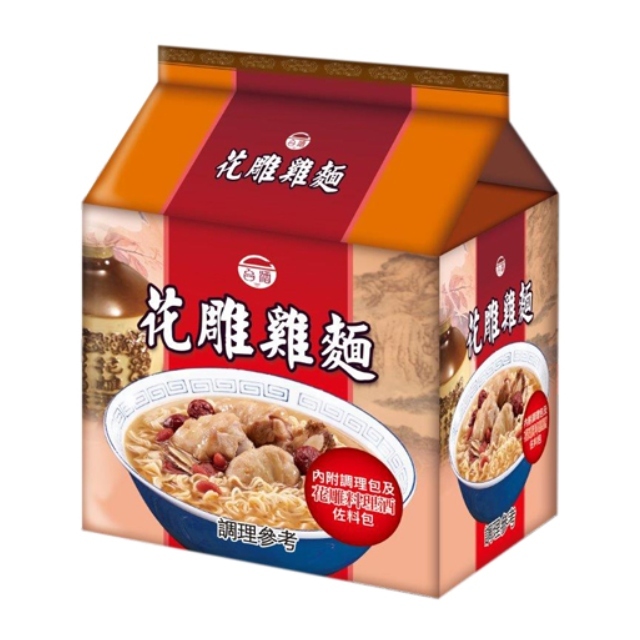 台酒泡麵 花雕雞袋麵(3包/袋)