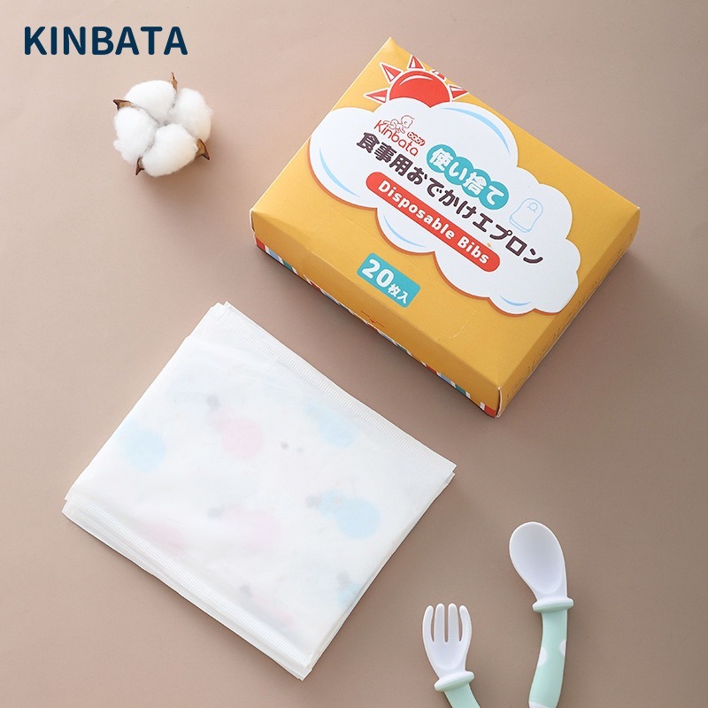 日本kinbata一次性圍兜20枚（一套3包）