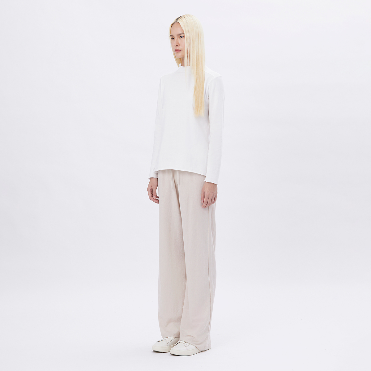 a-｜River 立領寬鬆長袖