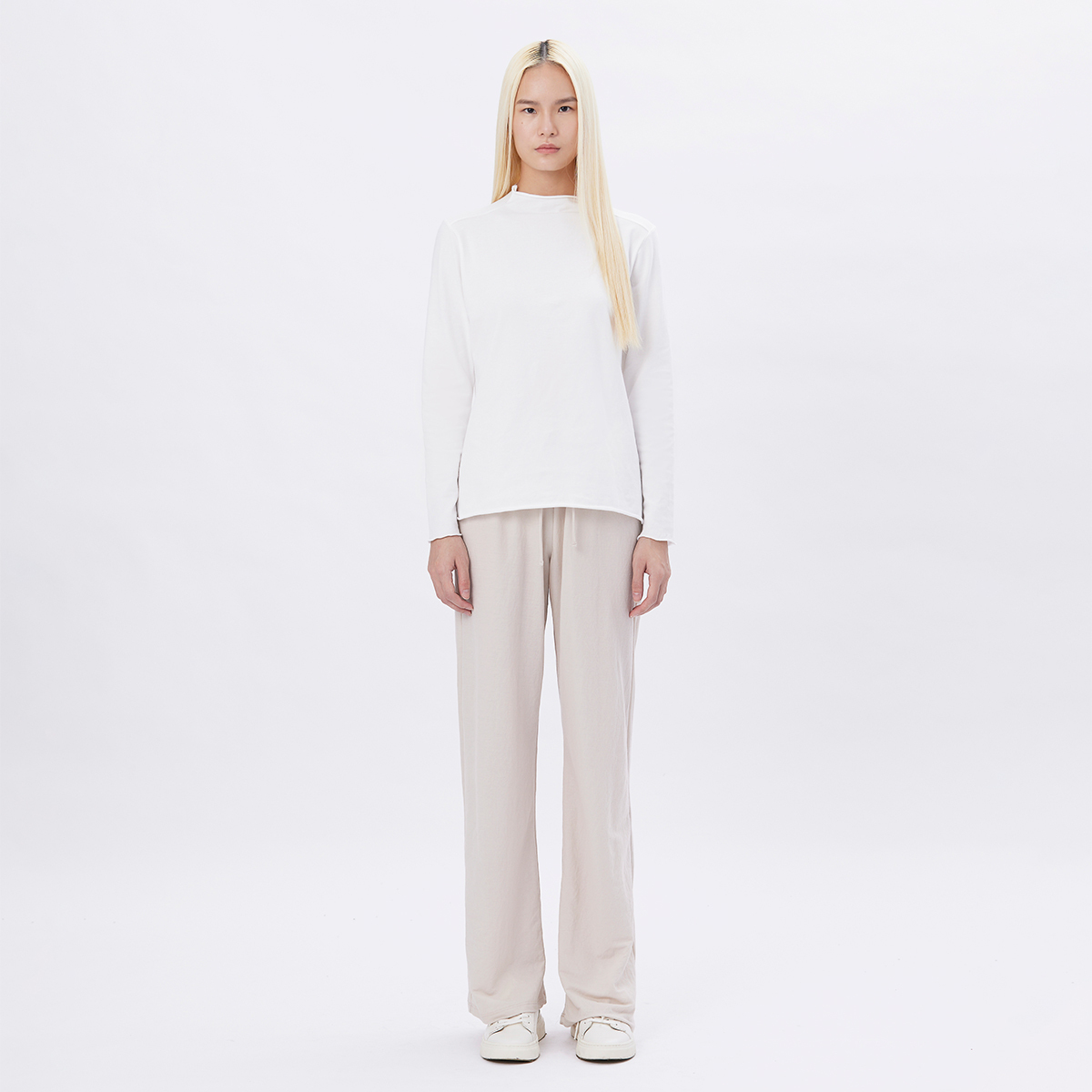 a-｜River 立領寬鬆長袖