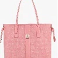 [S] MCM REVERSEBLE VISETOS SHOPPER BAG(MEDIUM), PINK, MWPCSVI01QZ001 (SMCM17)