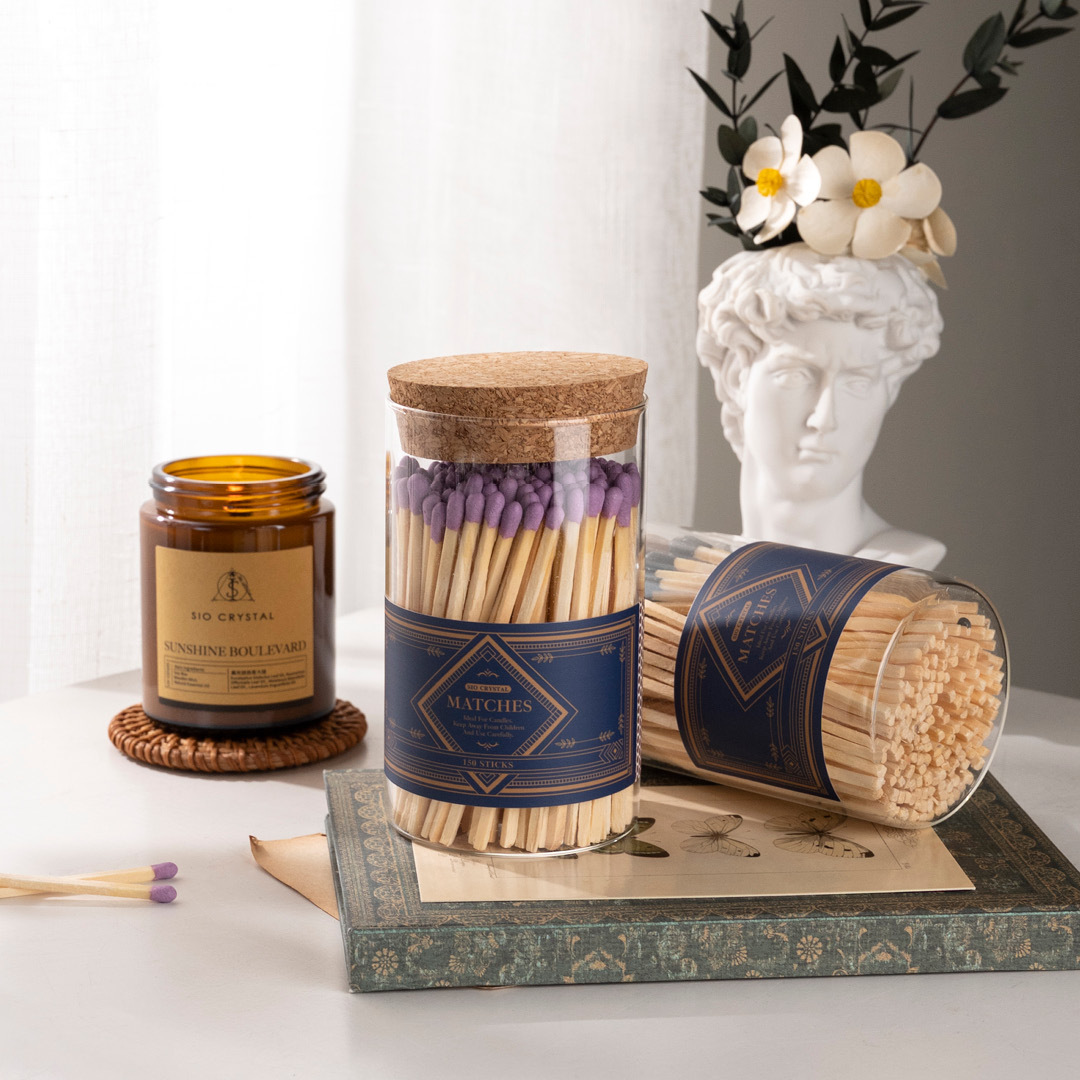 心願火柴【許願長火柴】彩色復古火柴