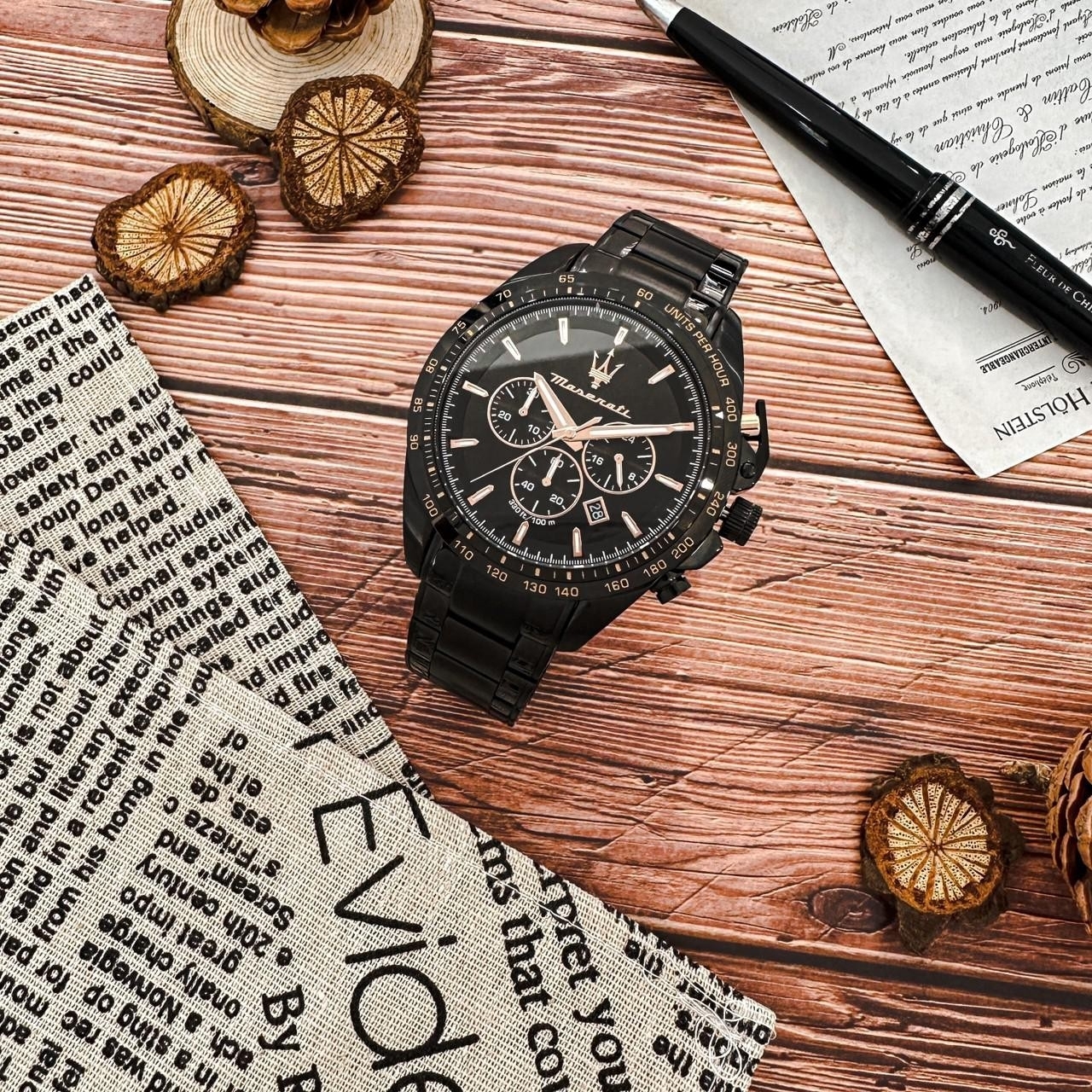 【Maserati】TRAGUARDO R8873612048 45mm Modern Watch