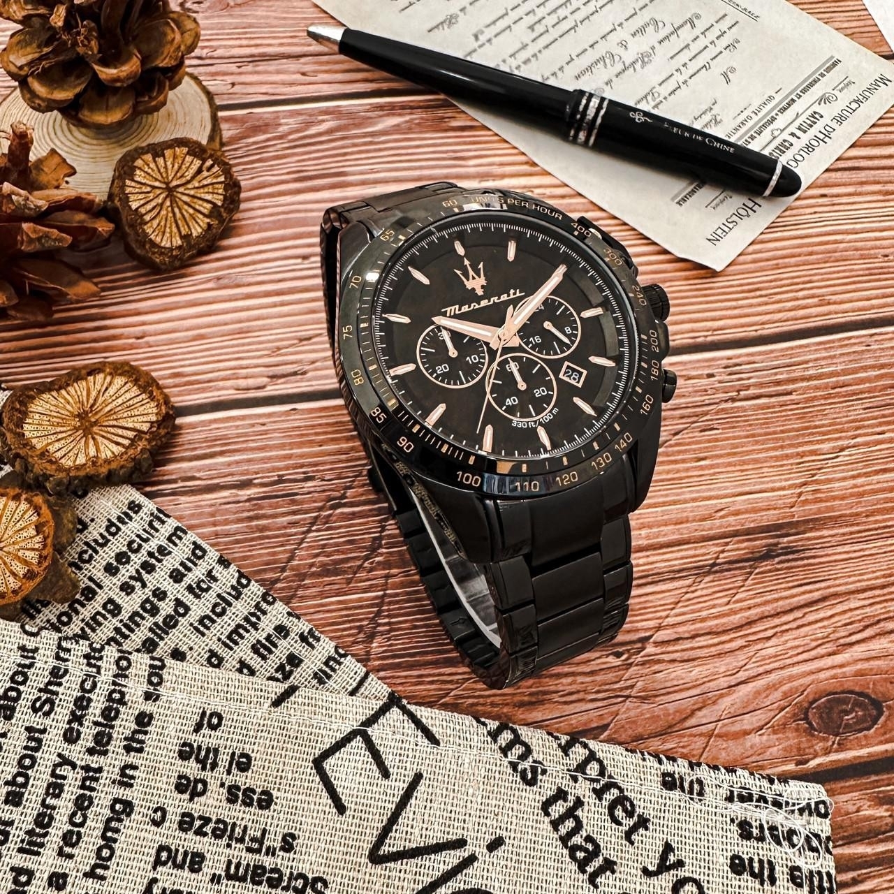 【Maserati】TRAGUARDO R8873612048 45mm Modern Watch