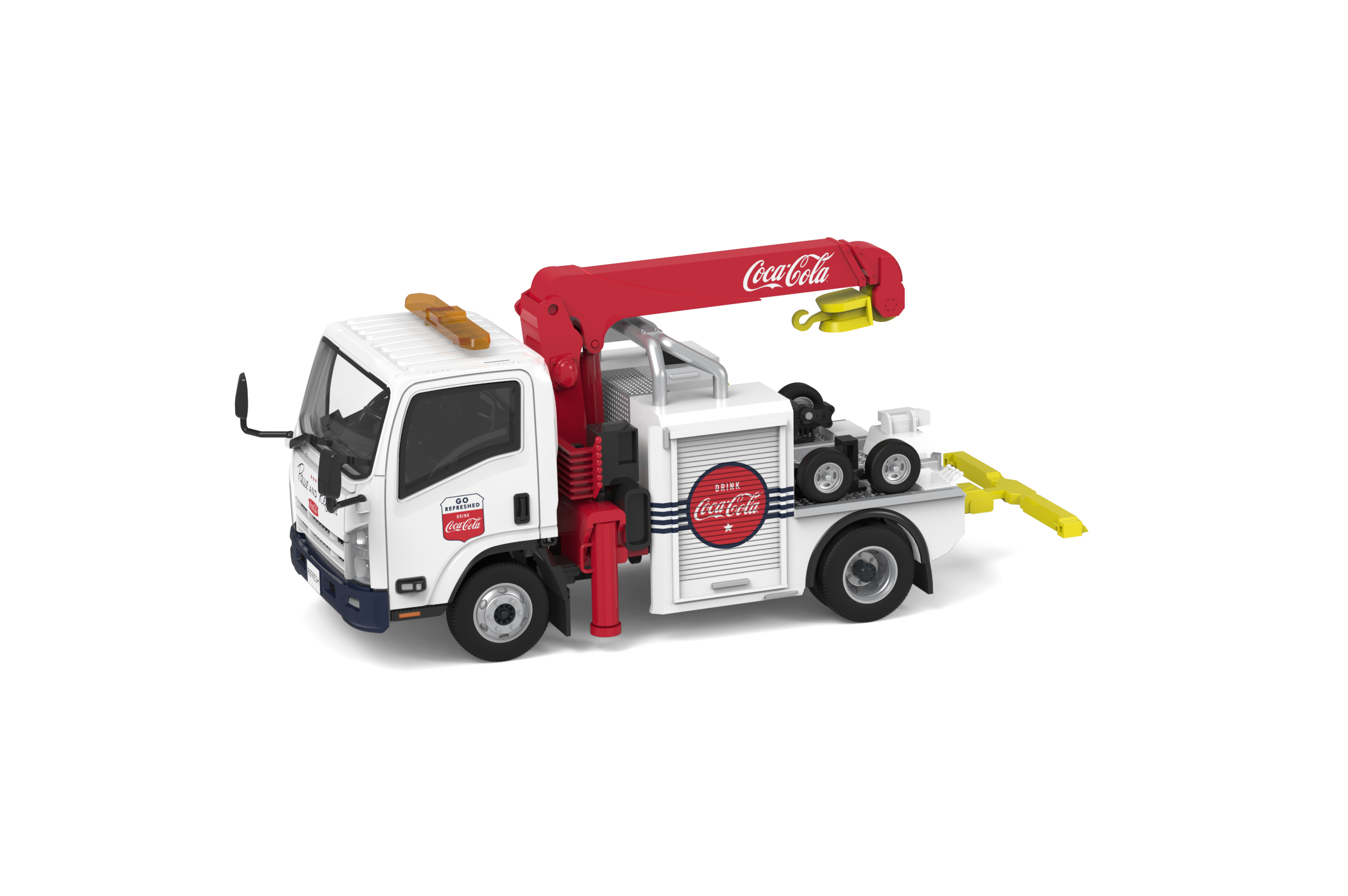 Tiny 城市 合金車仔 - 五十鈴 N Series 拖車 可口可樂