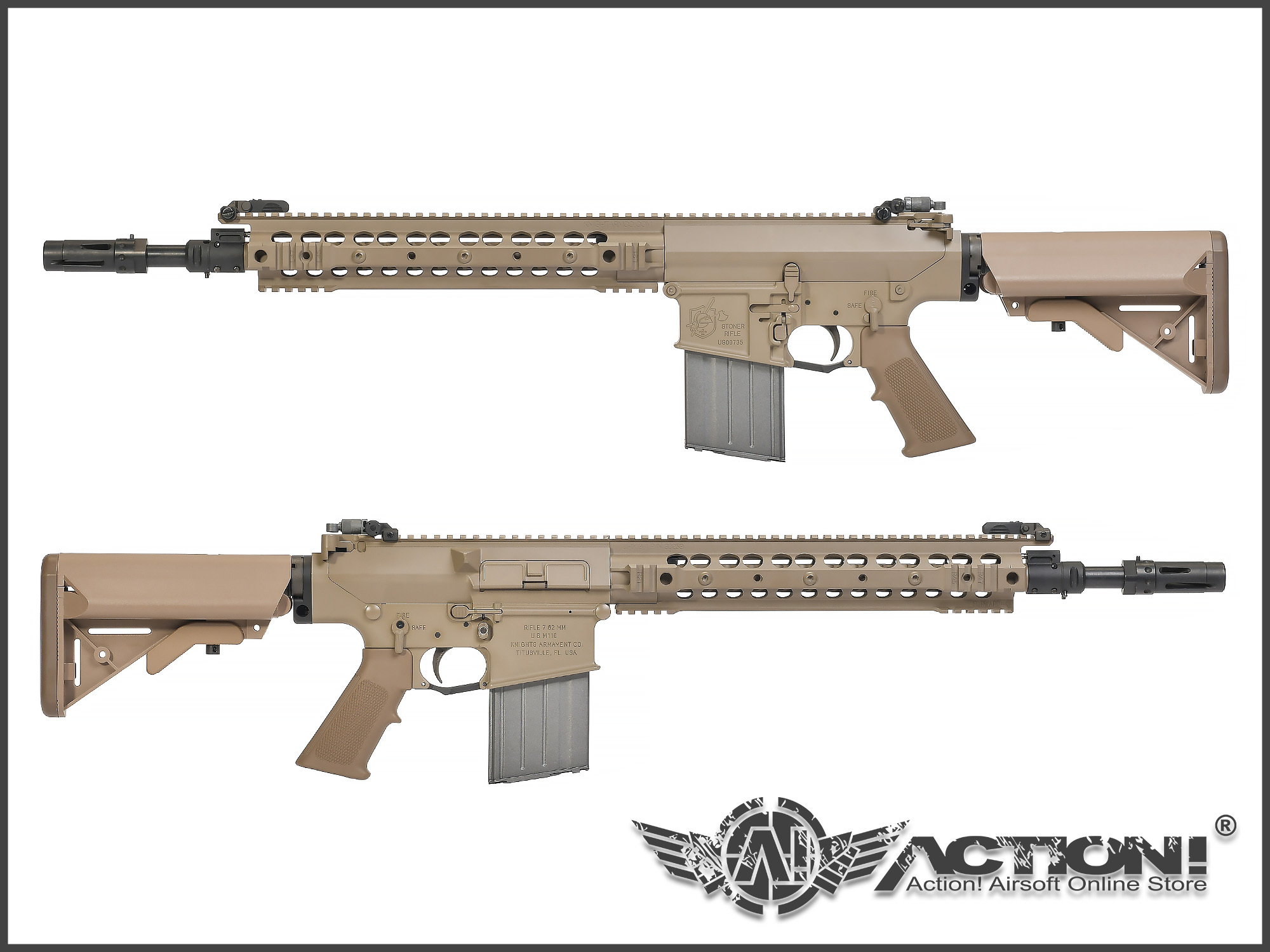 VFC - Knight's KAC M110K1 AIRSOFT GBB(FDE)