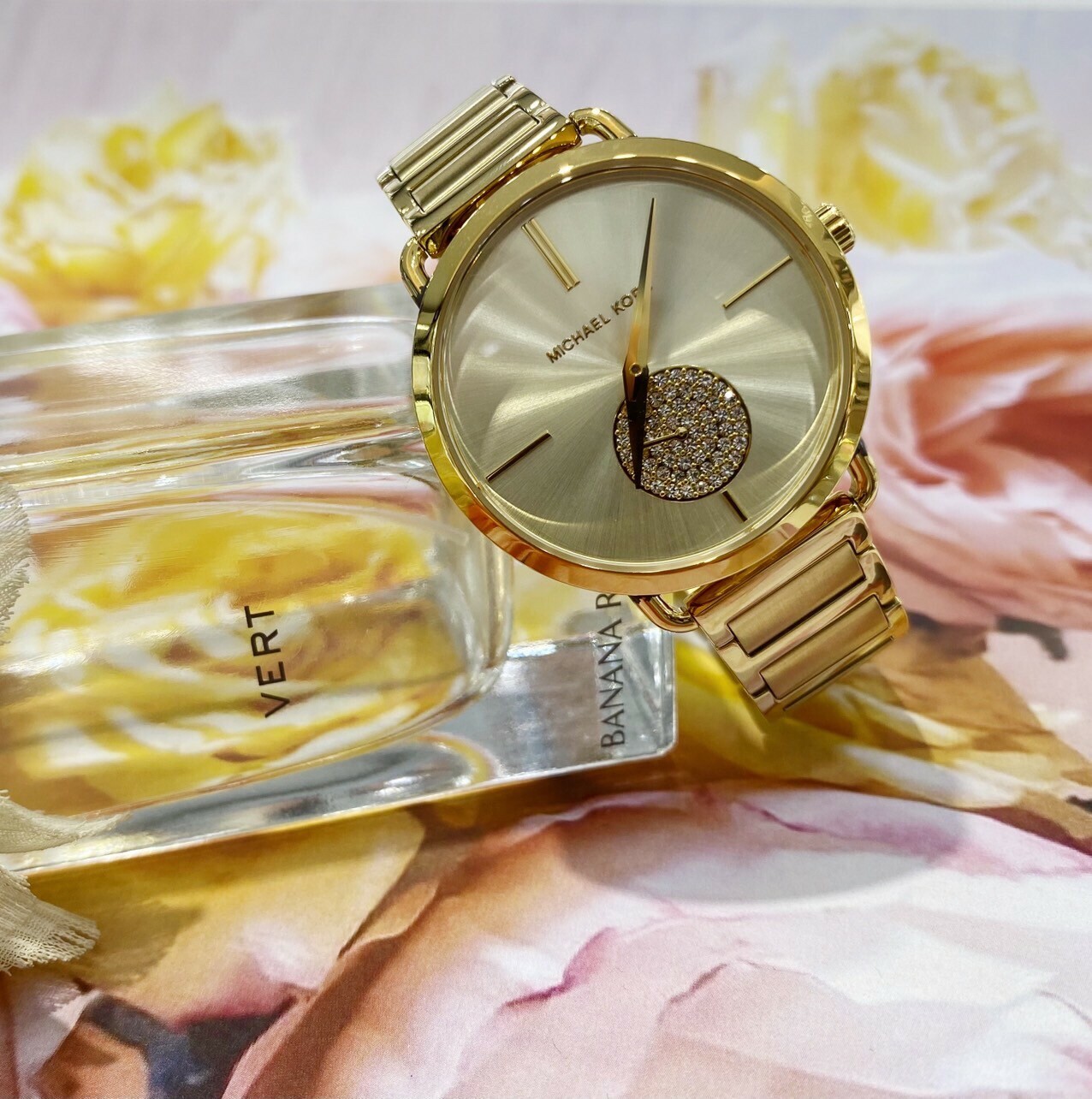 【MICHAEL KORS】晶鑽都會時尚腕錶 MK3639 36mm 現代鐘錶