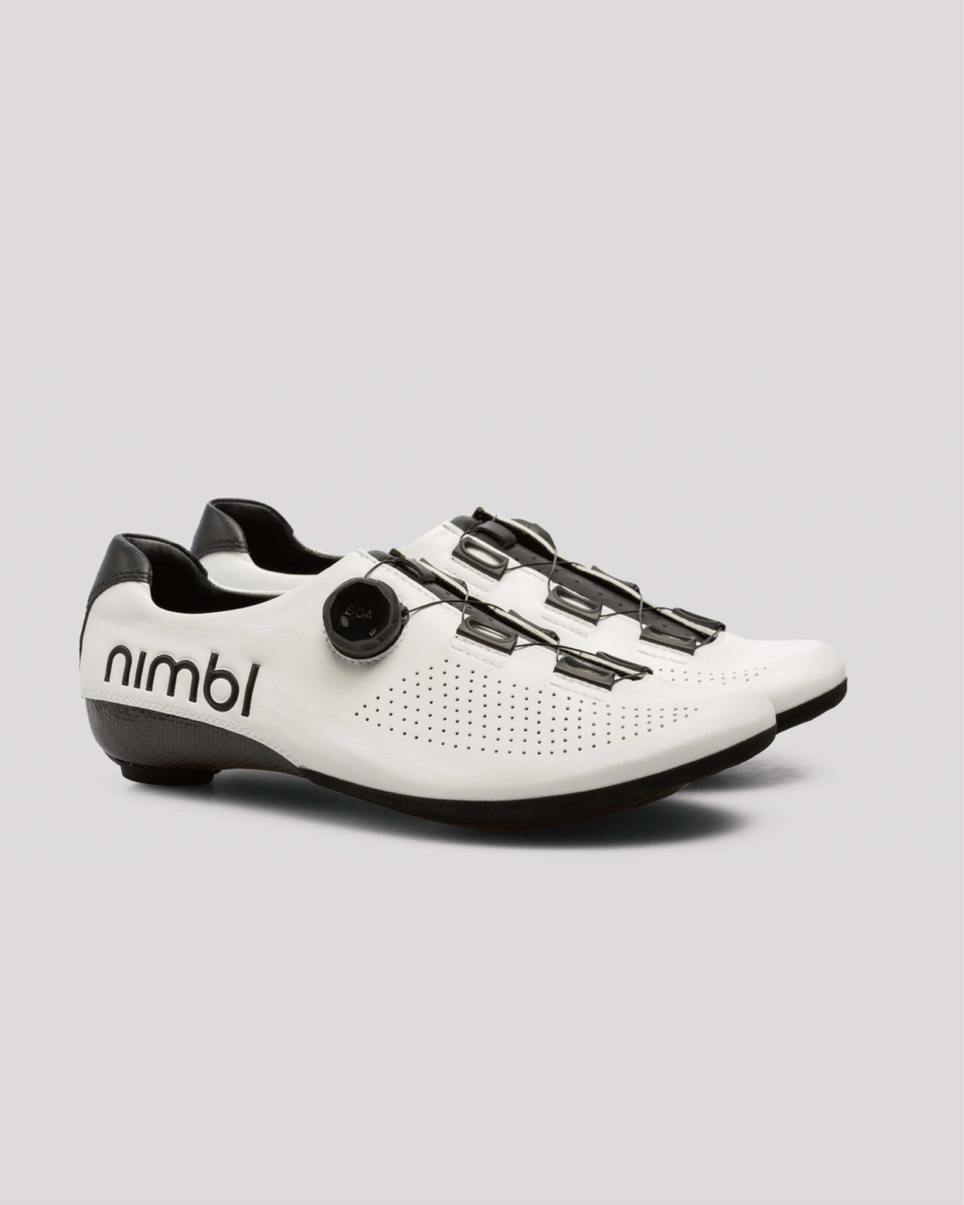【Nimbl】FEAT 長距離公路車卡鞋 / White 經典白