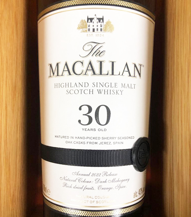 麥卡倫 30年 雪莉桶 2022 Release 700mL
