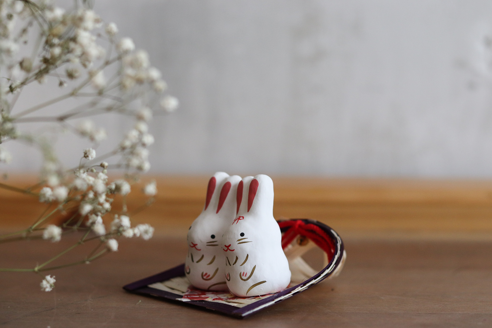 日本 石川紙業 福箕兔 擺飾