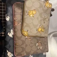 [S] COACH COACH CC930 SIGNATURE CH CRT POUCH TRI,IM/KHAKI MULTI , 195031689390 (SCO96)