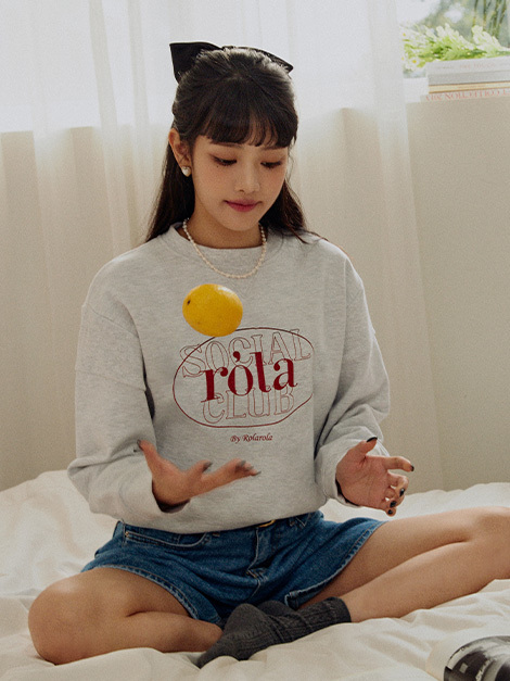 ROLAROLA OUTLINE LOGO SWEATSHIRT