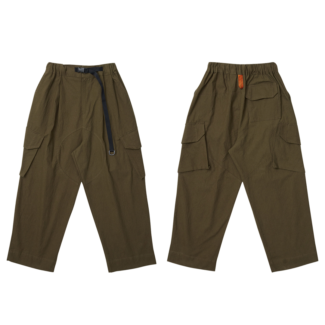 GORT 22A/W CRINKLE CARGO PANTS