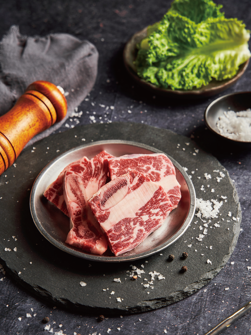 嚴選帶骨牛小排200g｜新村站著吃 烤肉宅配