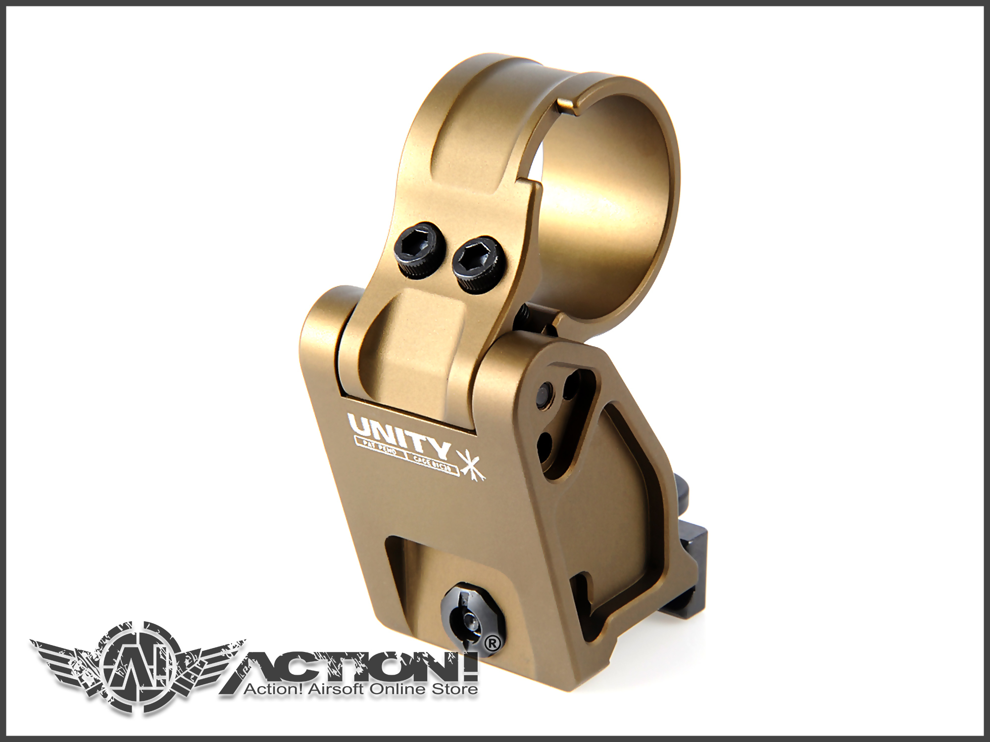 実物 unity tactical スコープマウント FDE WADSN UNITY TACTICAL FAST LPVO タイプ刻印入り スコープ