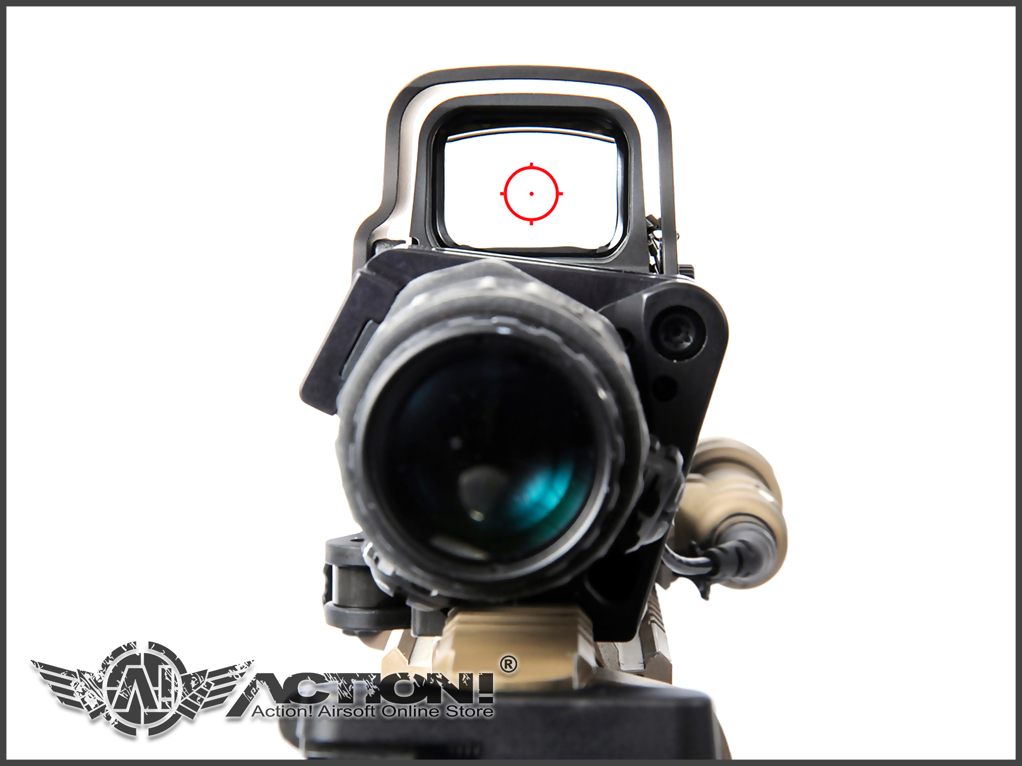 UNITY Tactical - FAST™ FTC Aimpoint 三倍鏡升降摺疊鏡座(黑色)