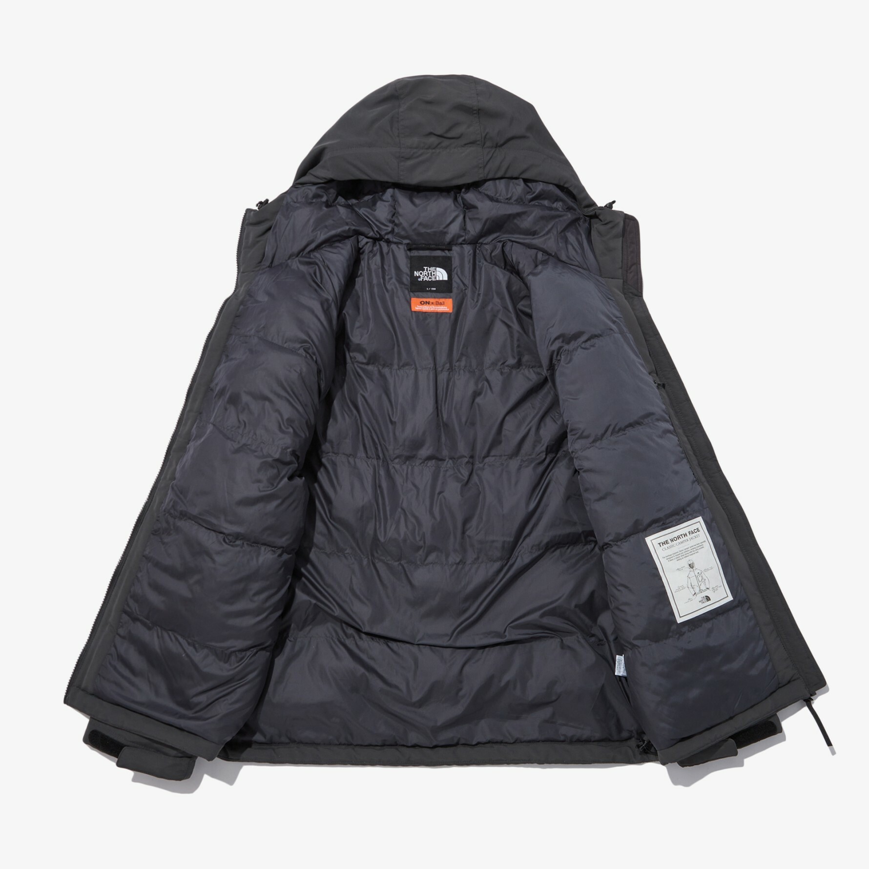 THE NORTH FACE CLASSIC CAMPER 連帽外套深灰NJ3NN56B