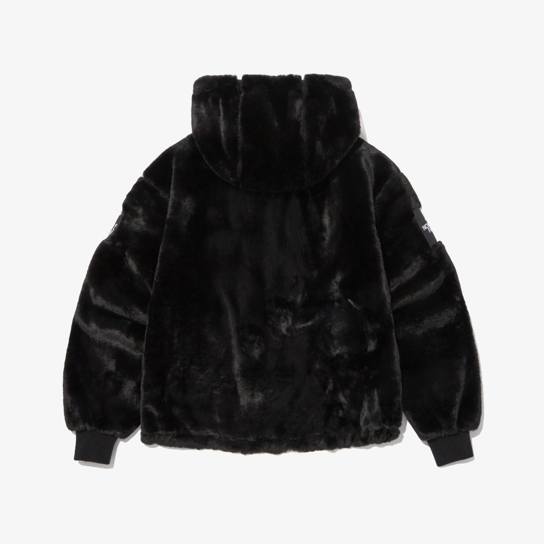 THE NORTH FACE 白標 女 RIMO FLEECE 絨毛 連帽 外套 黑 NJ4FN81J