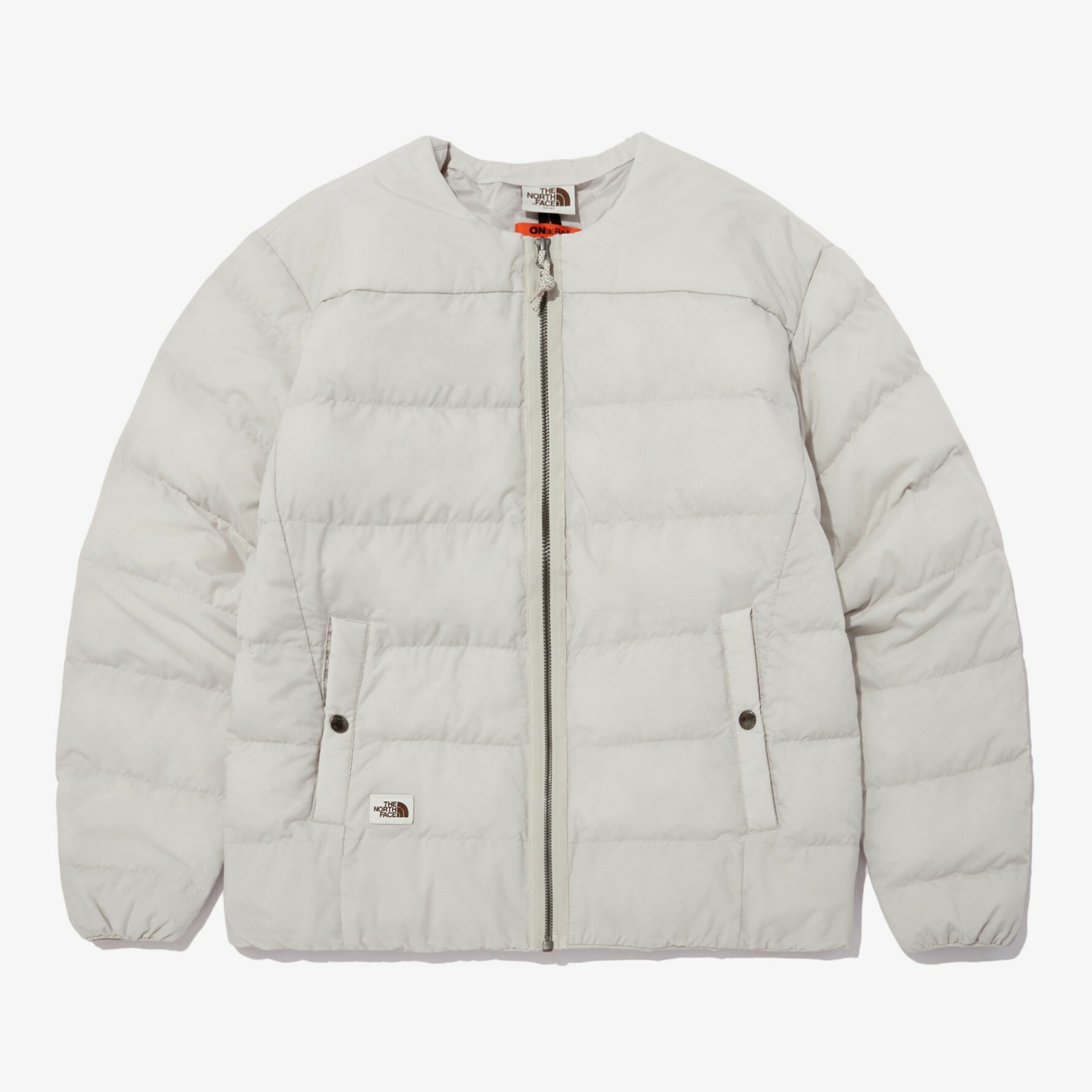 THE NORTH FACE 白標 COMFY ON BALL 開襟羽絨衫 白 NJ3NN56K