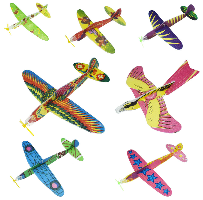 泡沫飞机模型（一套10个 款式随机发）