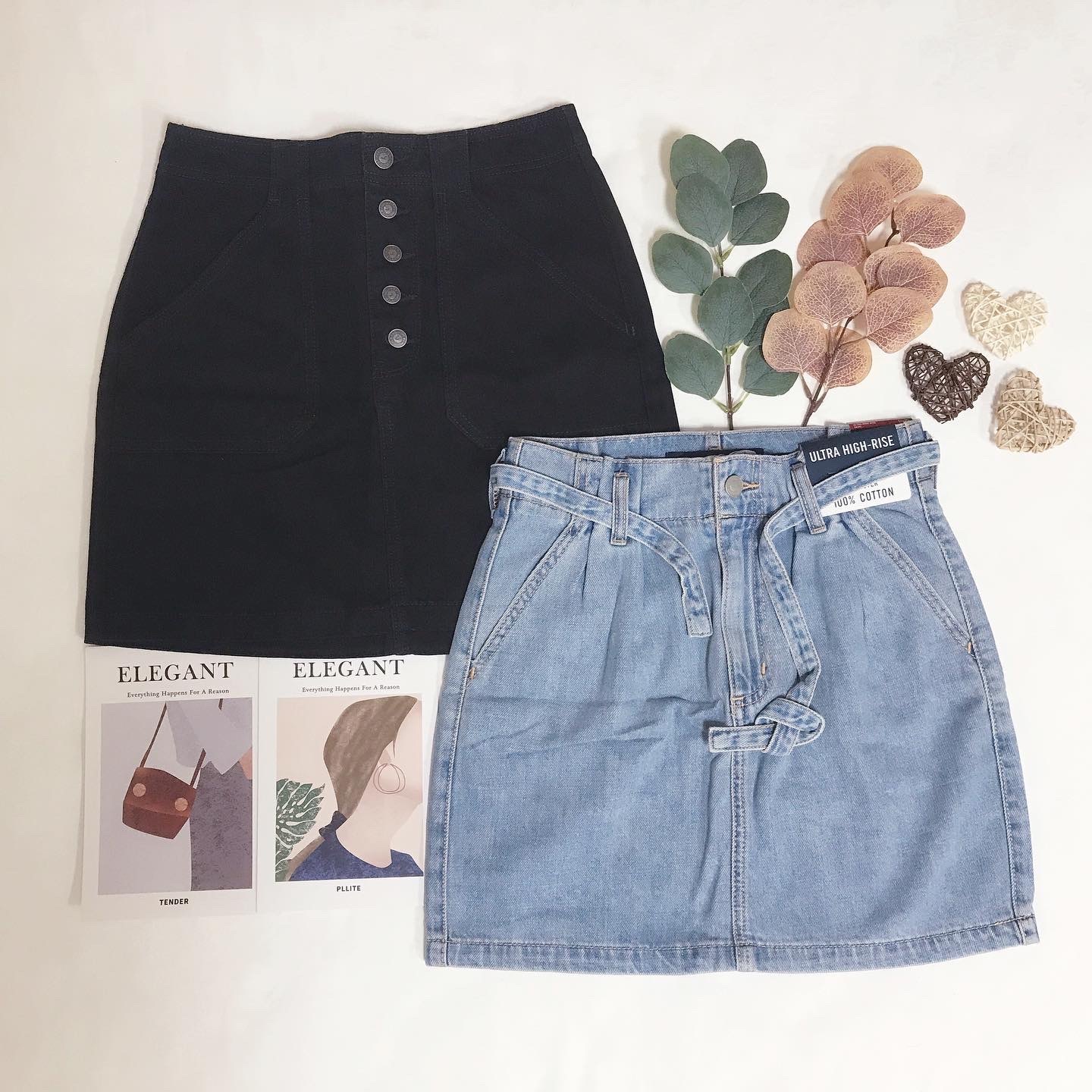 HOLLISTER DENIM SKIRT