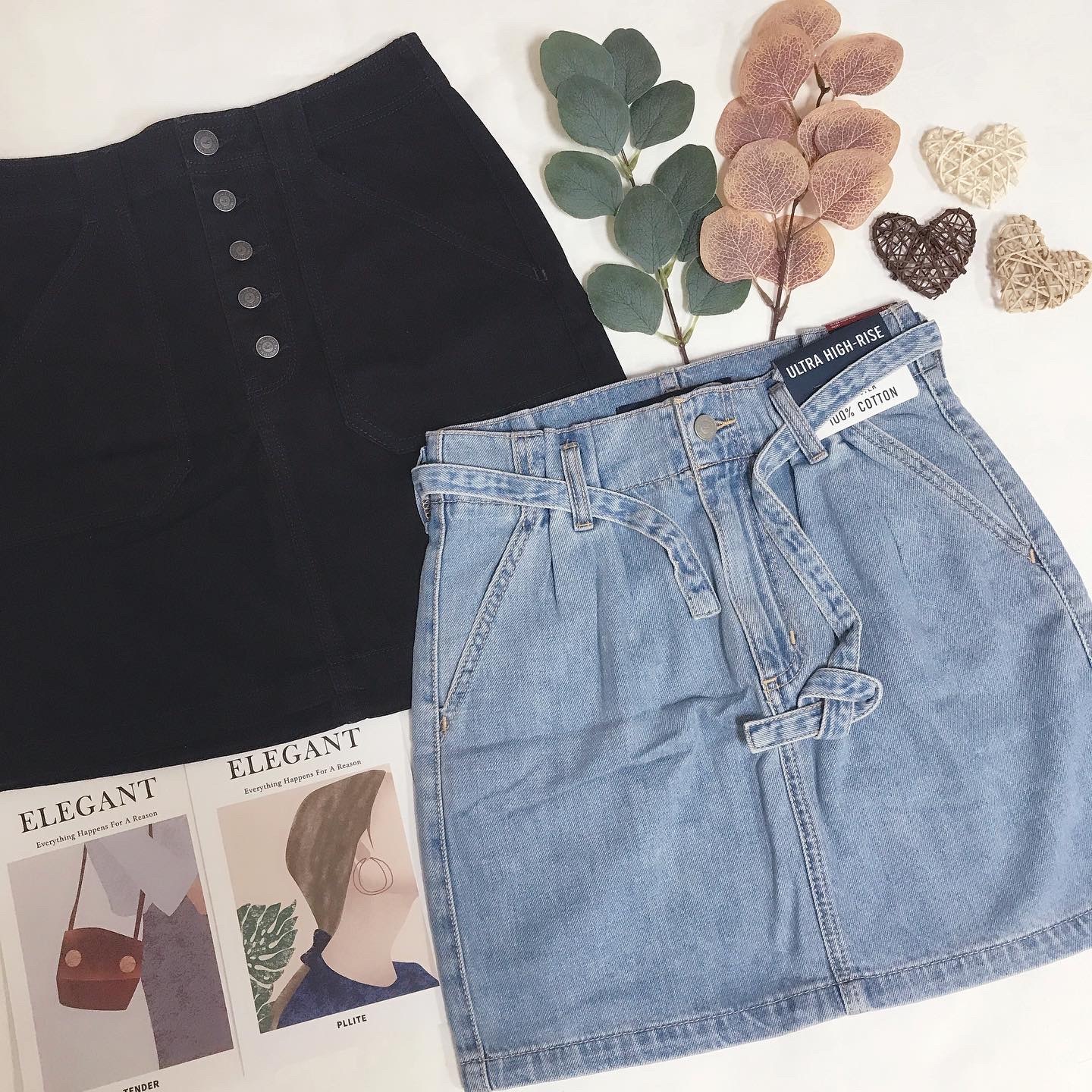 HOLLISTER DENIM SKIRT