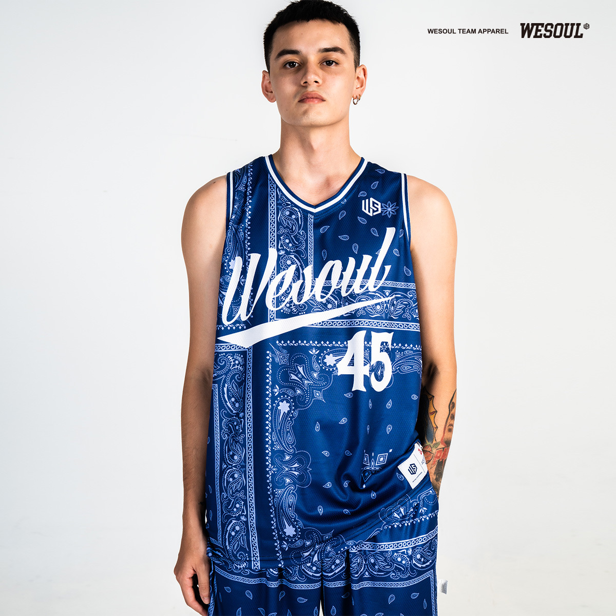 【WESOUL】WS003 全客製籃球服 （黑洞層）/ 客製隊徽，號碼，姓名不加價 / 球衣