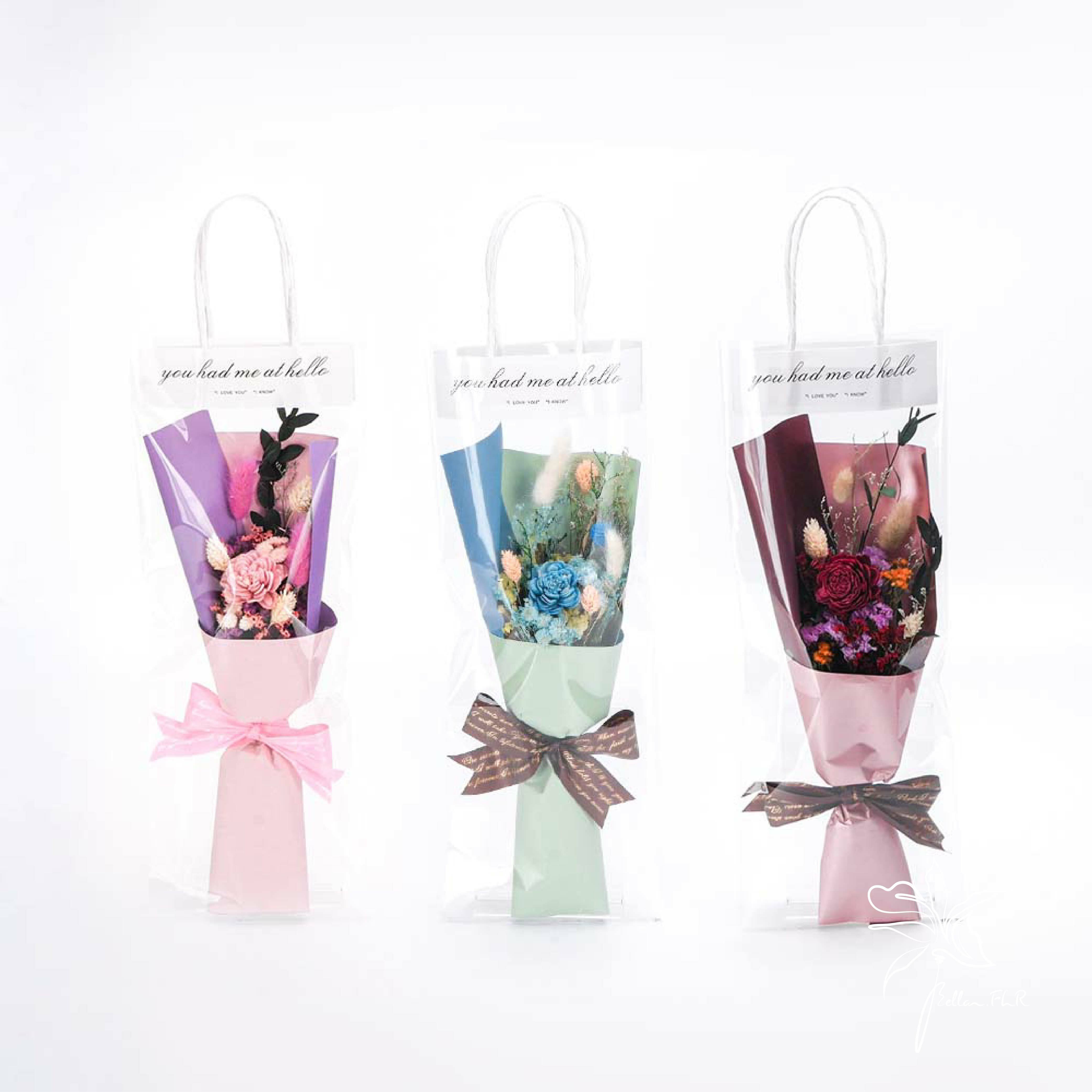 【送花袋著我】手提式乾燥小花束