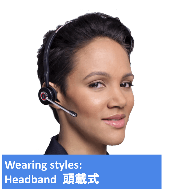 JABRA ENGAGE 65 CONVERTIBLE WIRELESS DECT HEADSET (3 wear style) (Deskphone (RJ9) + PC (USB) (Part No9555-553-117)