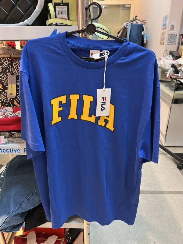 [S] FILA FILA CLASSIC LOGO TEE , BLUE, SFL83 (SFL83)