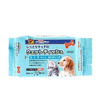 DoggyMan 寵物濕紙巾 70 張