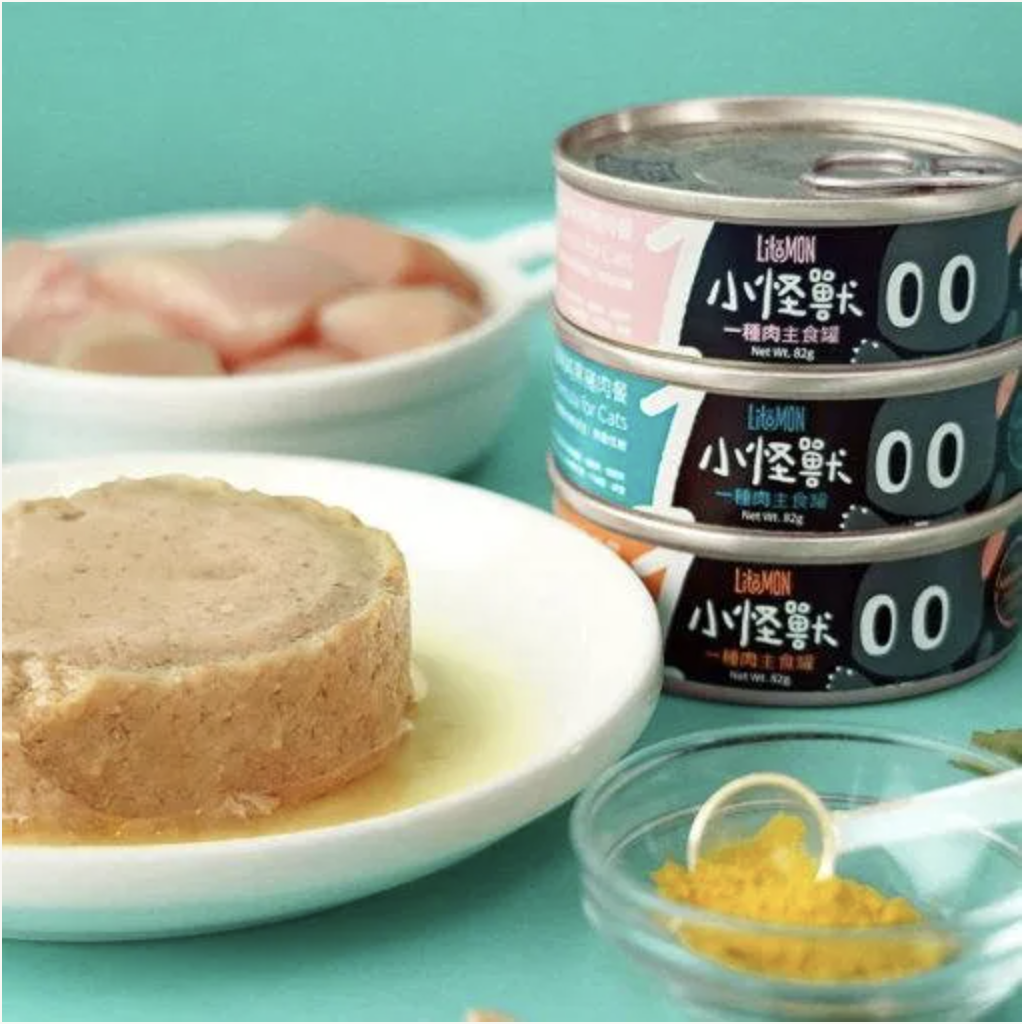 怪獸部落 貓族1種肉無膠主食罐 純鴨肉餐 82G