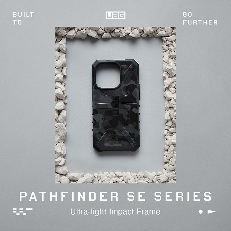 【UAG】 iPhone 14 系列 美國軍規耐衝擊保護殼/防摔殼-迷彩黑