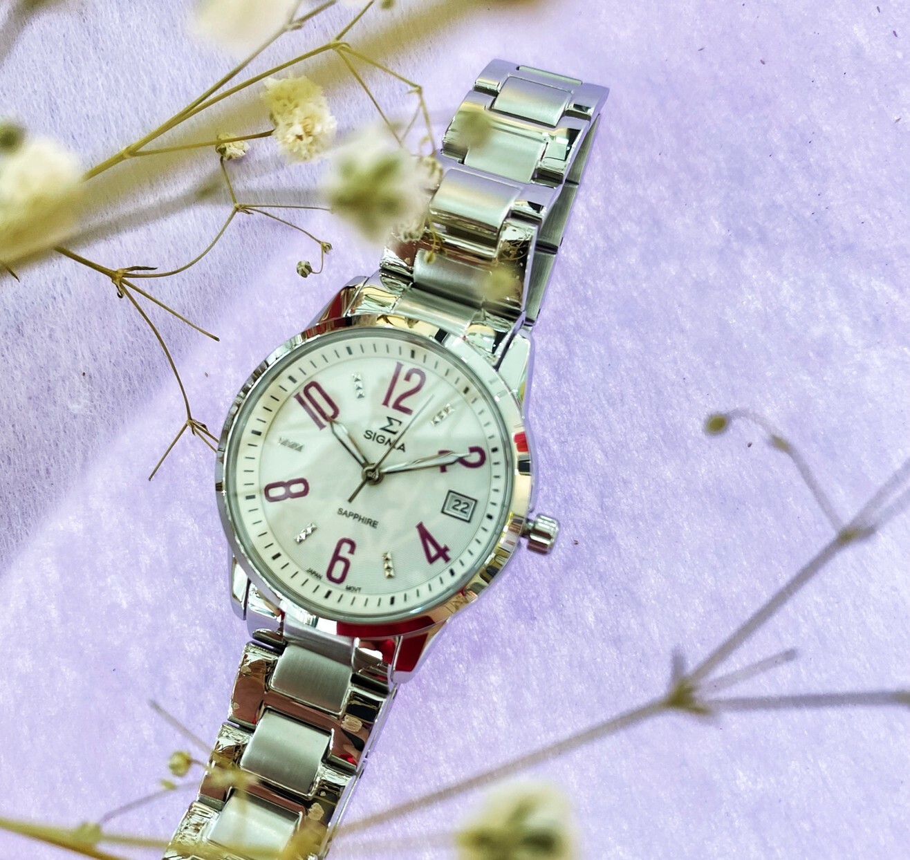 【SIGMA】簡約數字刻度 88023B-5 32mm  現代鐘錶